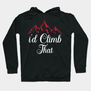 I'd climb that mountain Hoodie